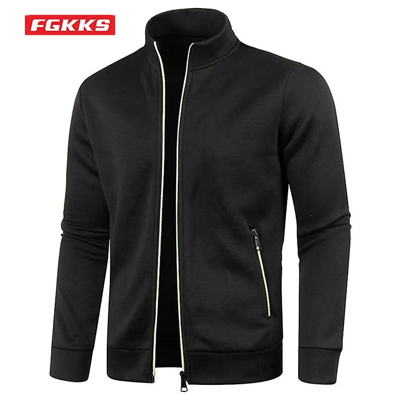 2023 Sudaderas con capucha para hombres Sudadera Primavera Otoño Chaqueta de fondo de color sólido Sudadera con capucha de crema