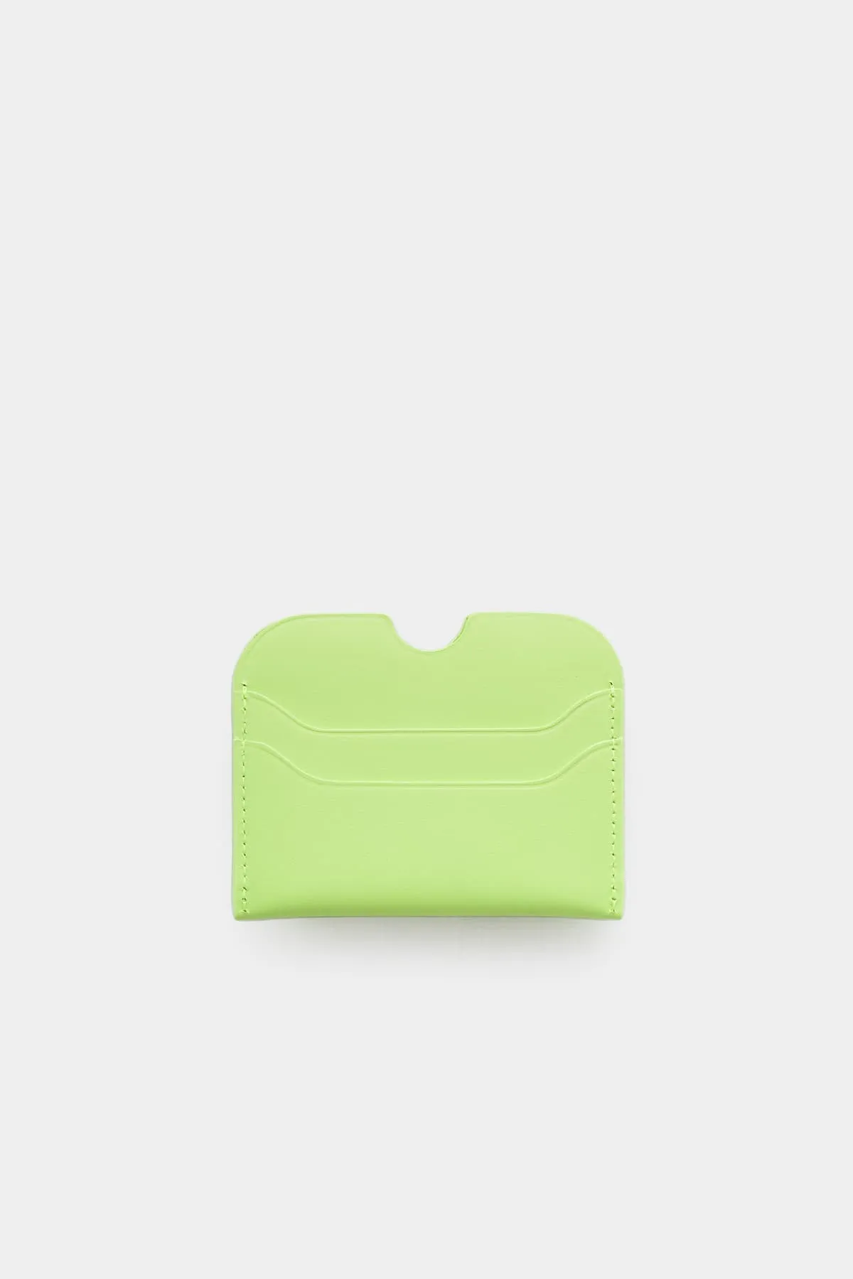 ACNE STUDIOS LIME GREEN CARDHOLDER