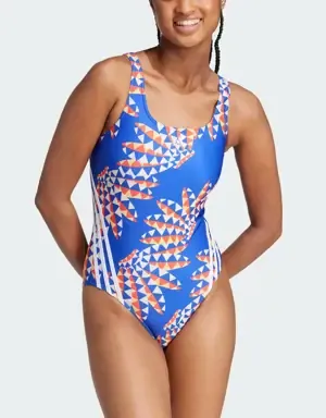 Adidas Bañador FARM Rio CLX 3 bandas