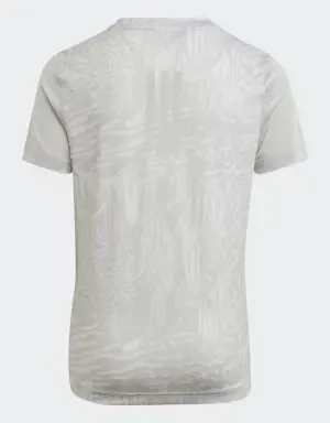 Adidas Camiseta AEROREADY Allover Print 3 bandas (Adolescentes)