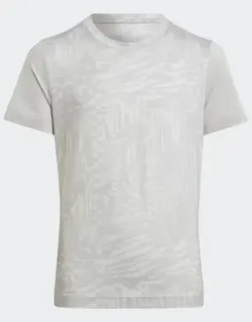 Adidas Camiseta AEROREADY Allover Print 3 bandas (Adolescentes)