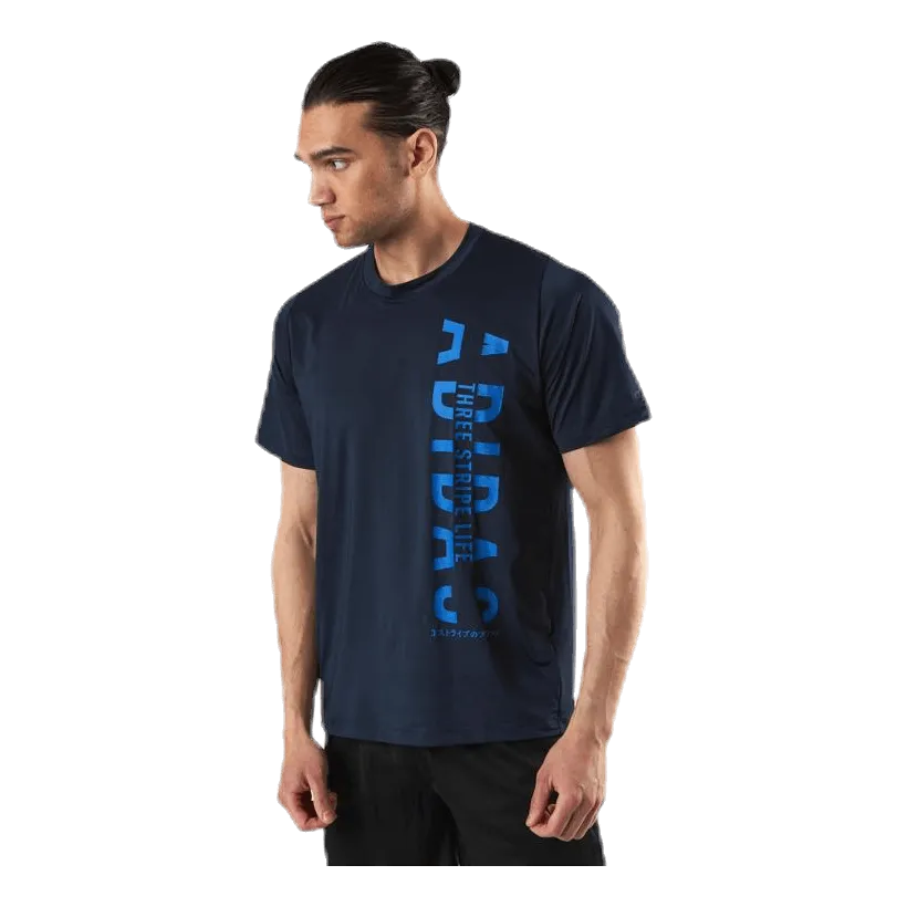 Adidas FL Hyper Tee Blue/Grey
