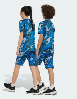 ADIDAS PANTALóN CORTO TRAIN ESSENTIALS SEASONAL AEROREADY ALLOVER PRINT REGULARFIT