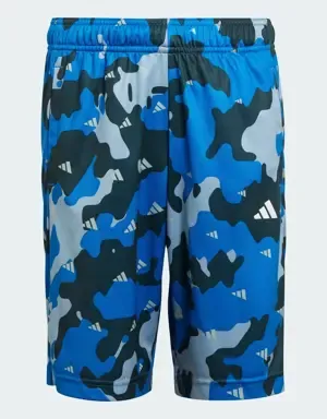 ADIDAS PANTALóN CORTO TRAIN ESSENTIALS SEASONAL AEROREADY ALLOVER PRINT REGULARFIT