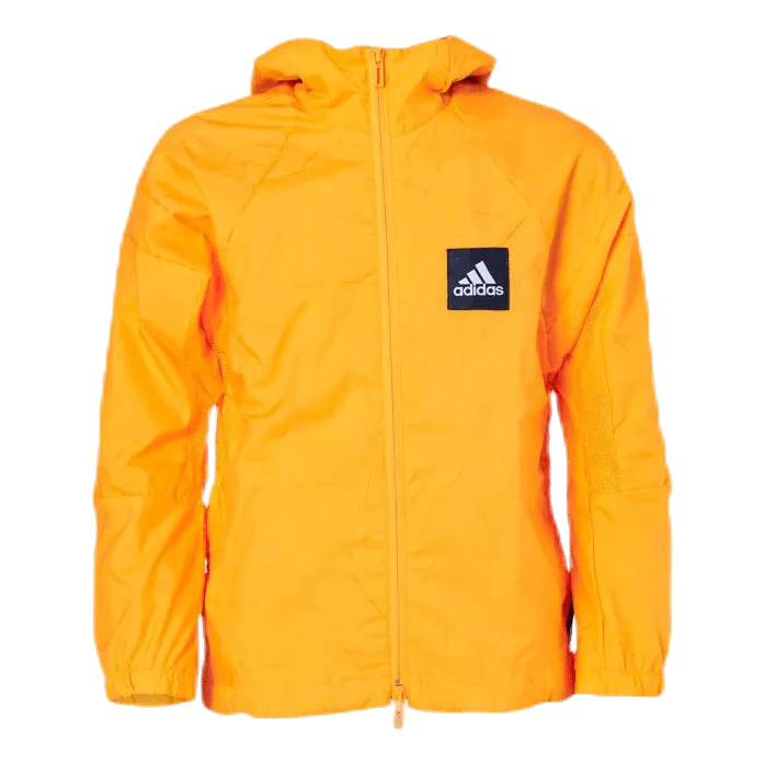 Adidas Prime Blue Recycled Wind Jacket Yellow