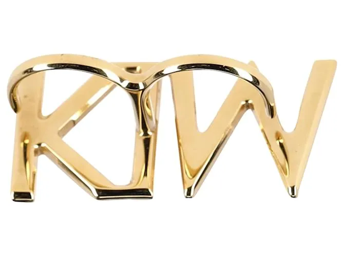 Anillo Dolce & Gabbana x Kim en metal dorado Metálico 
