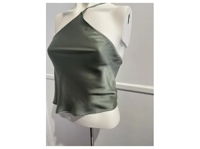 ANINE BING  Tops T.Internacional XS Seda Caqui 