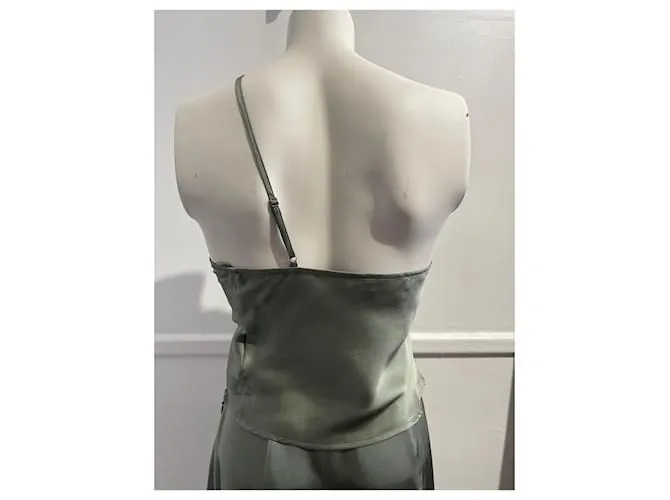 ANINE BING  Tops T.Internacional XS Seda Caqui 