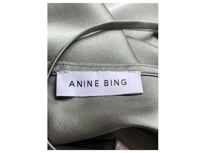 ANINE BING  Tops T.Internacional XS Seda Caqui 