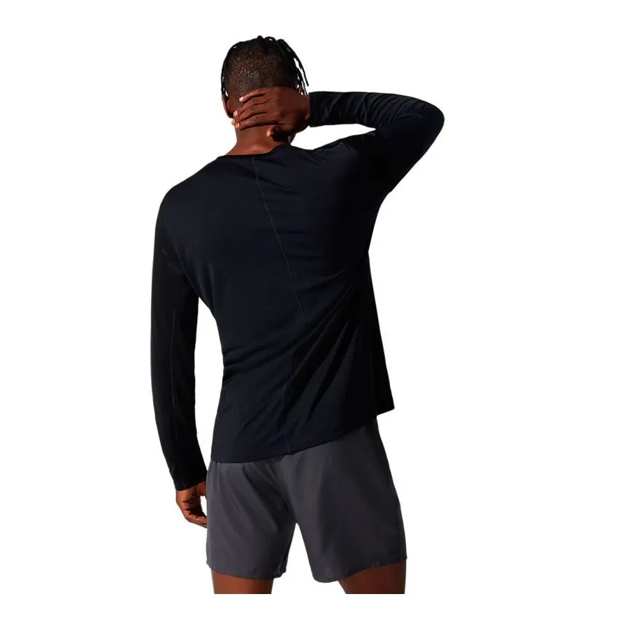 ASICS CAMISETA HOMBRE CORE LS TOP 2011C340001 NEGRO
