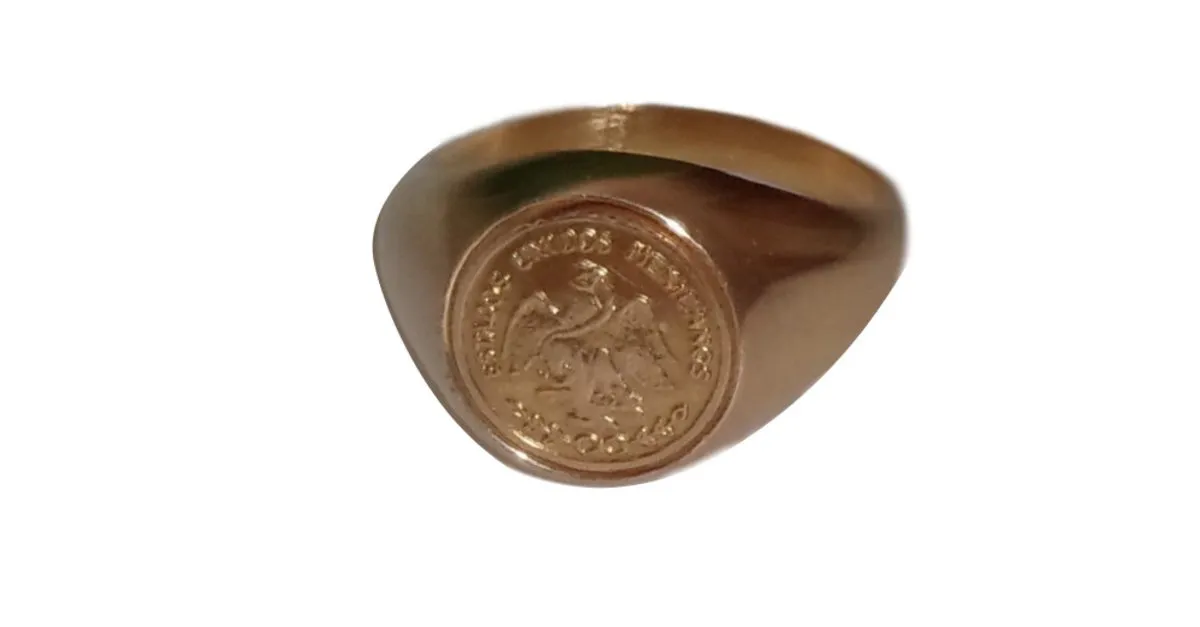 Autre Marque anillo Dorado 