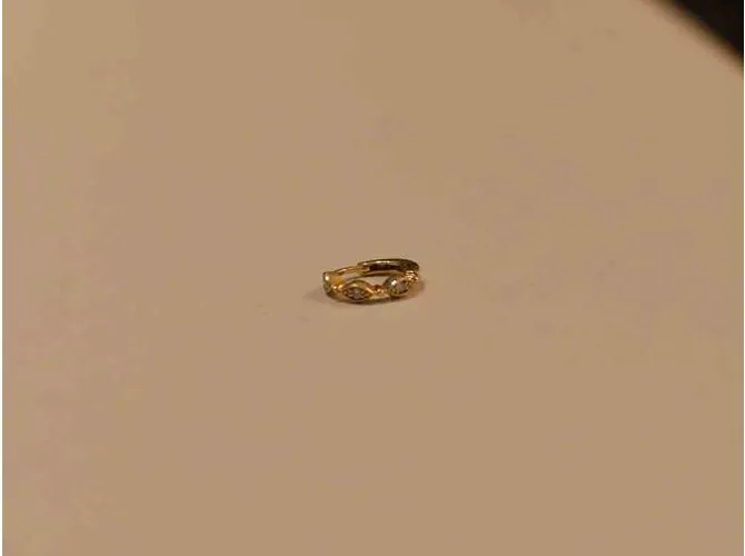 Autre Marque Pendiente de aro Yasmine Mini Dorado 