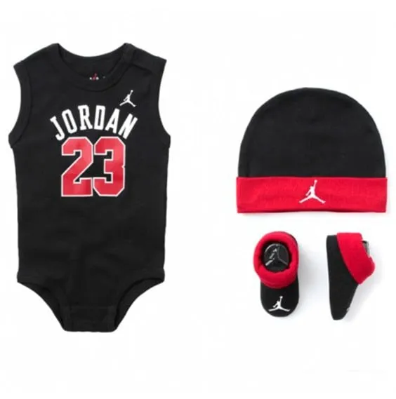 Baby Set Jordan Jersey Black
