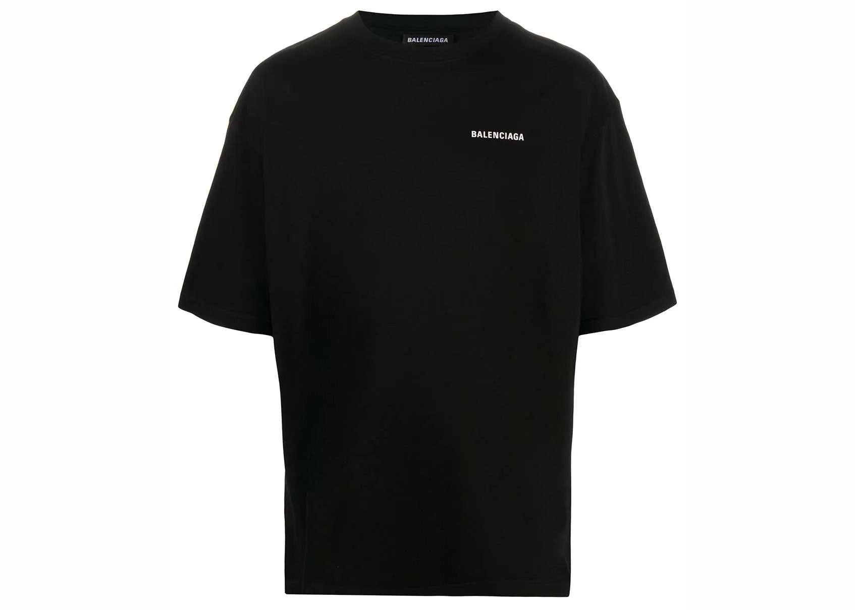 BALENCIAGA RELAXED FIT SHORT SLEEVES TSHIRT BLACK