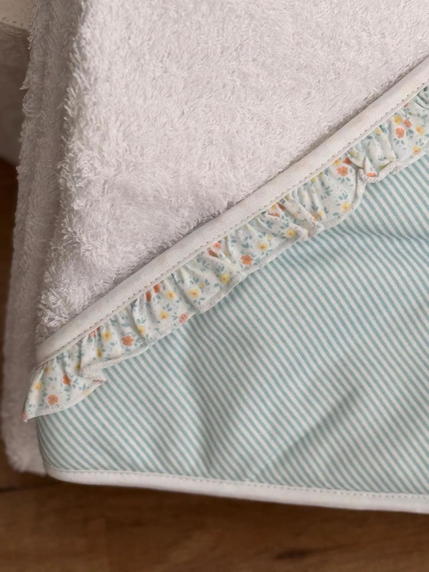 Bath cape in 100% cotton Azahar collection