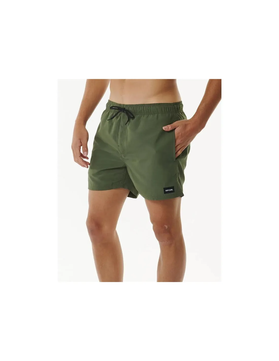 Bañador de Playa y piscina Rip Curl Offset Volley Hombre Verde Oliva