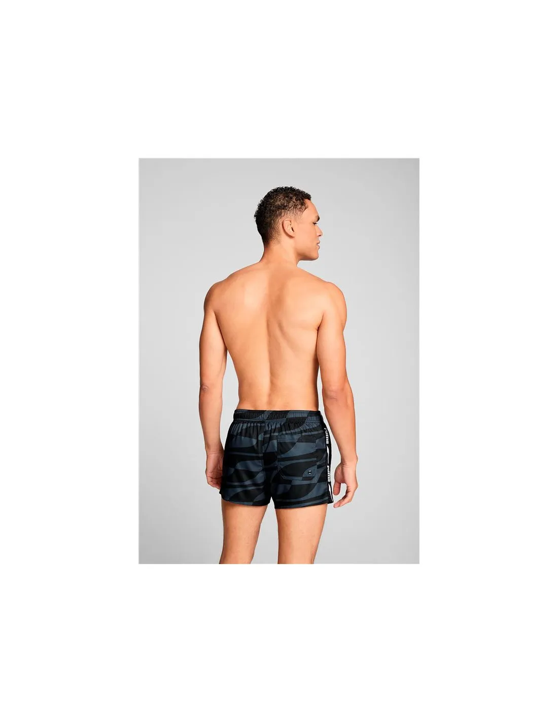 Bañador de Puma Formstrip 1P Hombre Negro