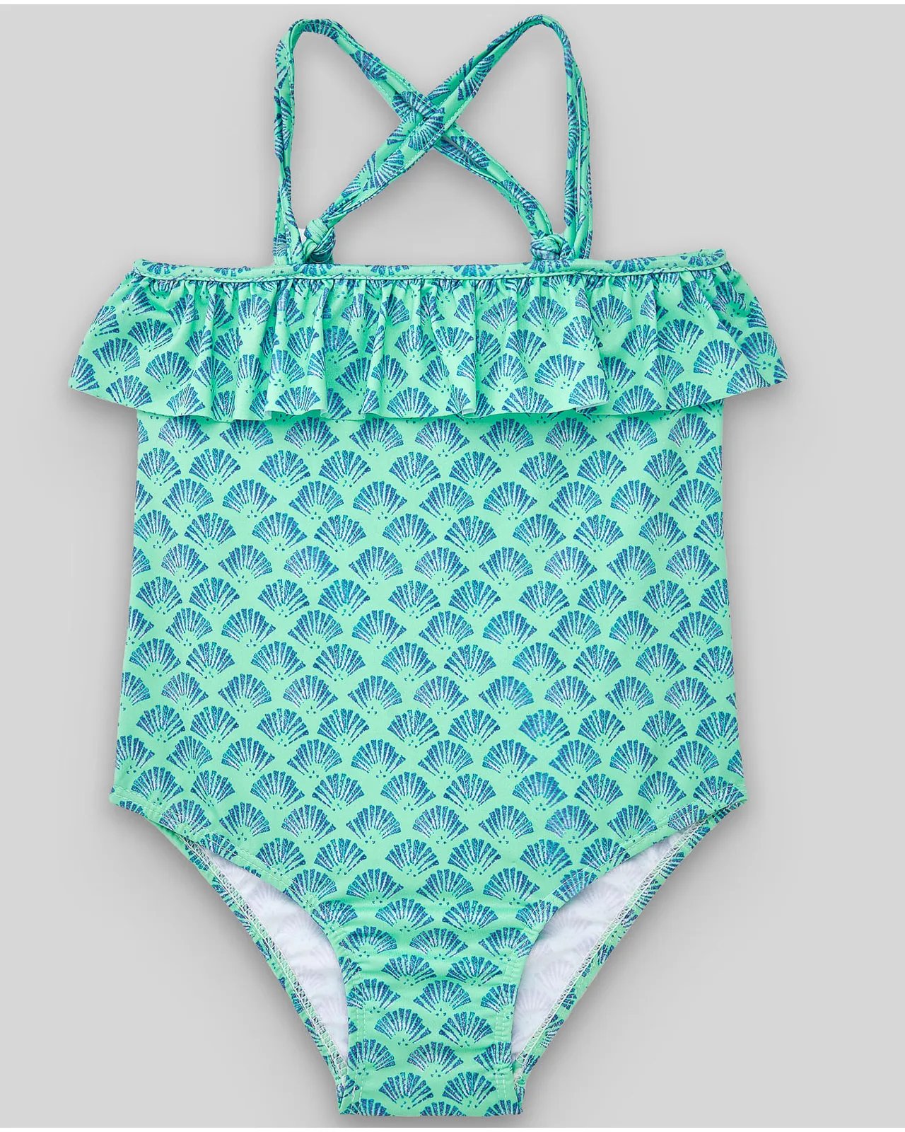 Bañador verde niña "BAÑO"