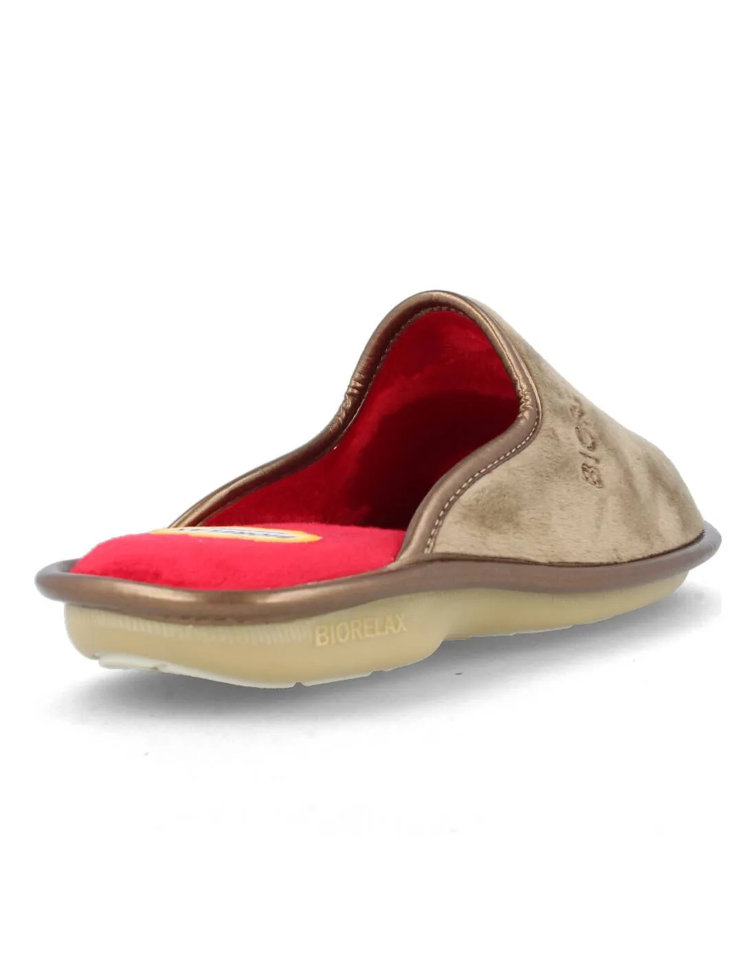 BIORELAX  ZAPATILLA CASA MUJER LISA TABACO