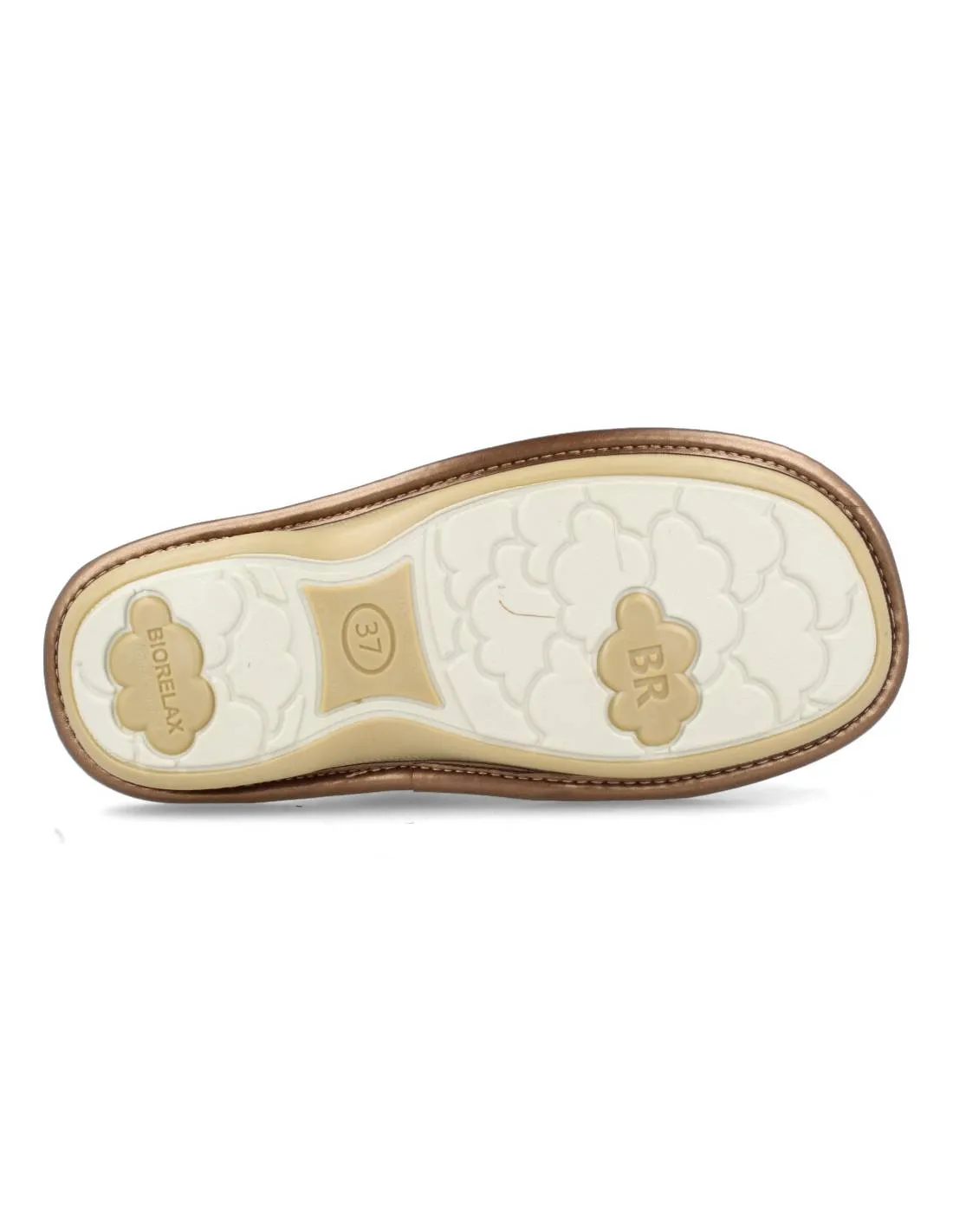 BIORELAX  ZAPATILLA CASA MUJER LISA TABACO