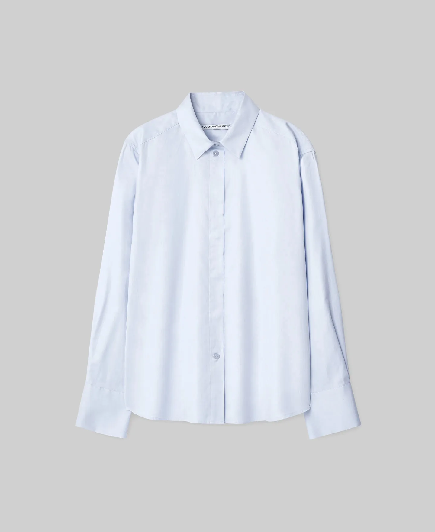 Blue cotton shirt woman