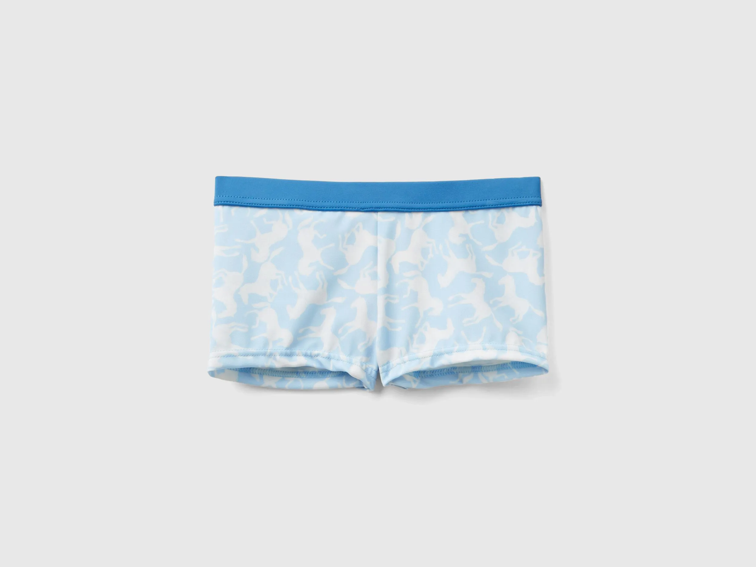 Bóxer de baño con estampado de caballos