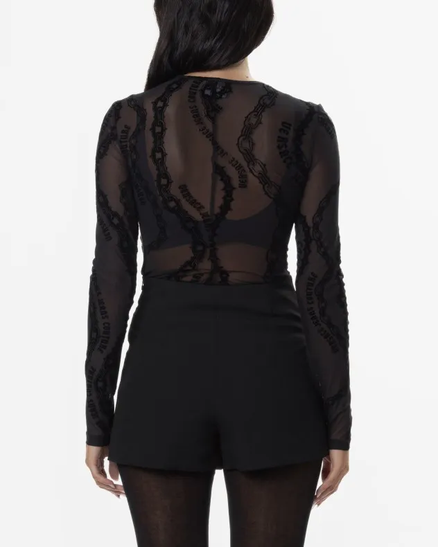 Body Versace Jeans Couture 77HAM2A1 Negro