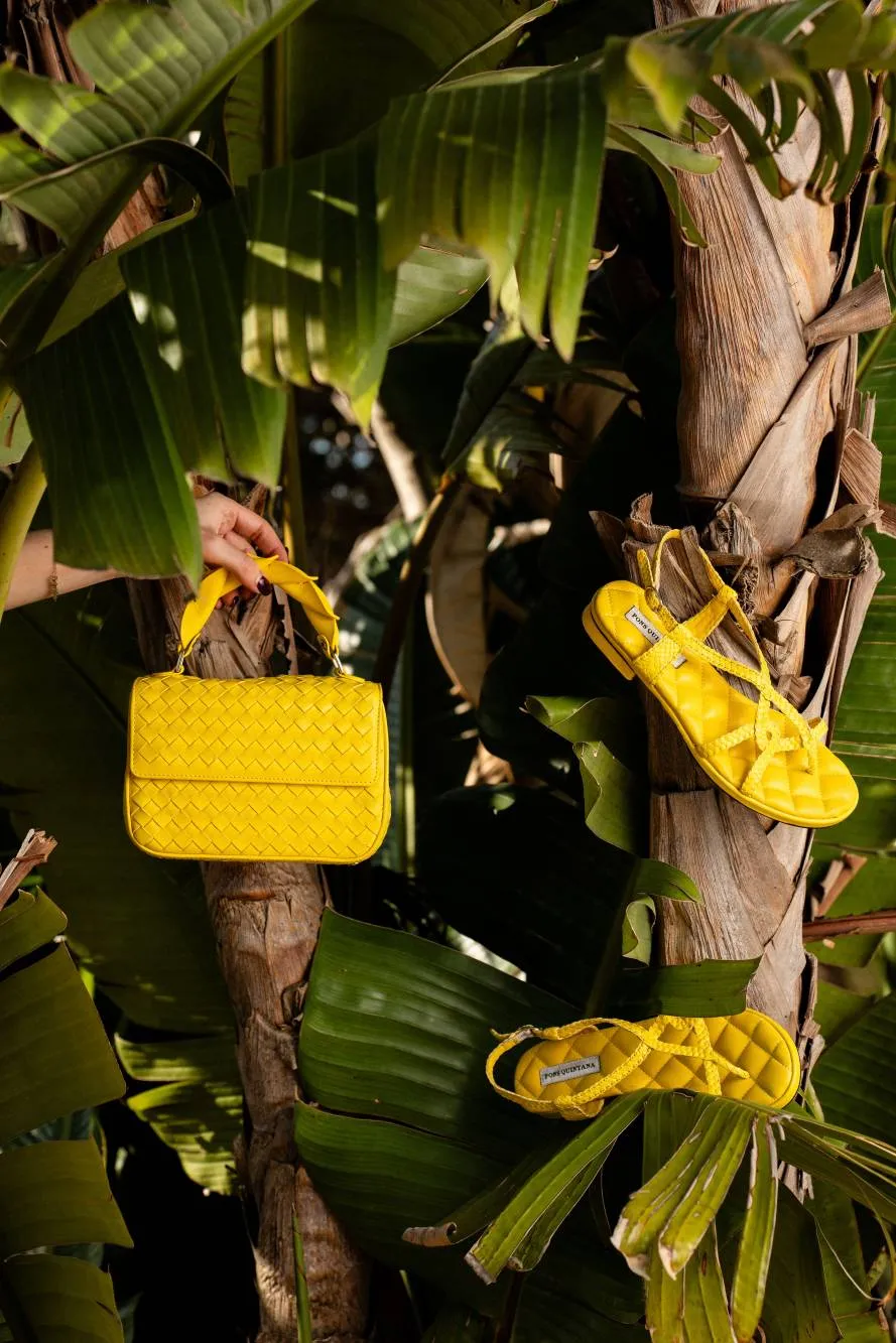 BOLSO DE MANO V158 WET LEMON