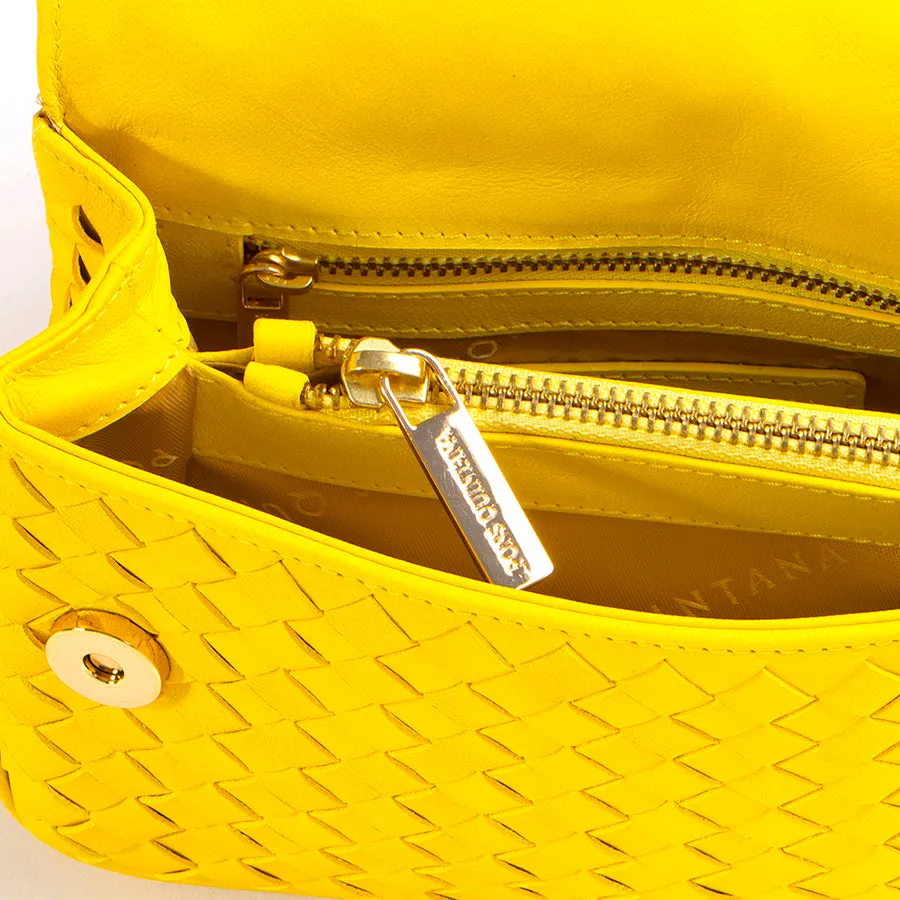 BOLSO DE MANO V158 WET LEMON