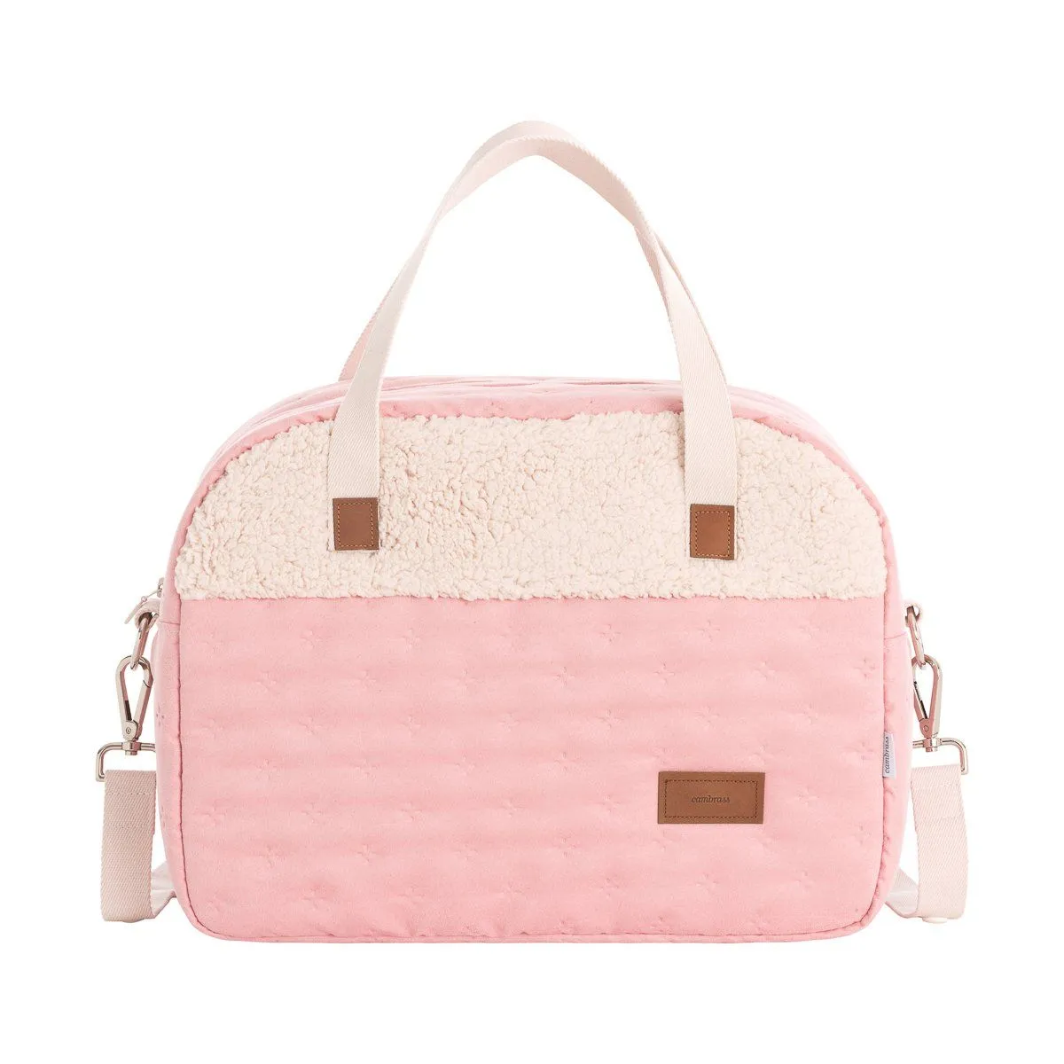 BOLSO MATERNAL PROME SOFT WINTER ROSA 18x41x31 CM CAMBRASS