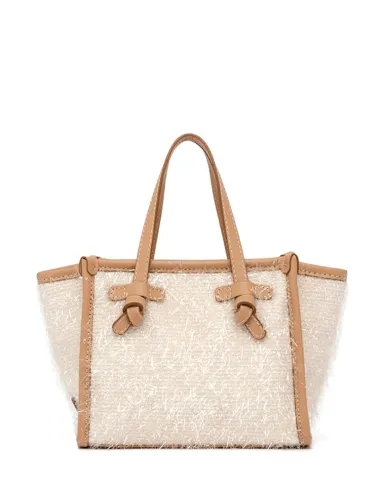 Bolso tote mini blanco Frisee