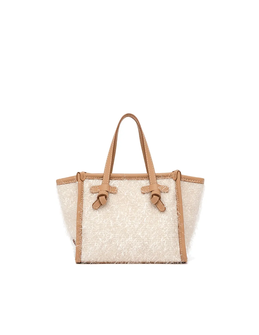 Bolso tote mini blanco Frisee