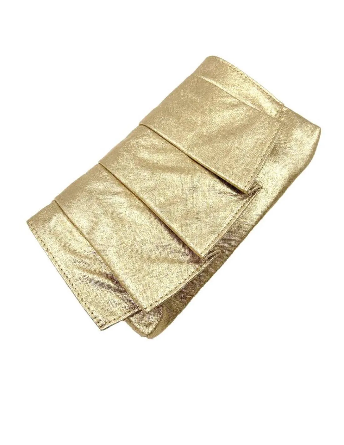 BOLSOS BODA DE FIESTA DORADOS CARTERA SOLAPA CON VOLANTES
