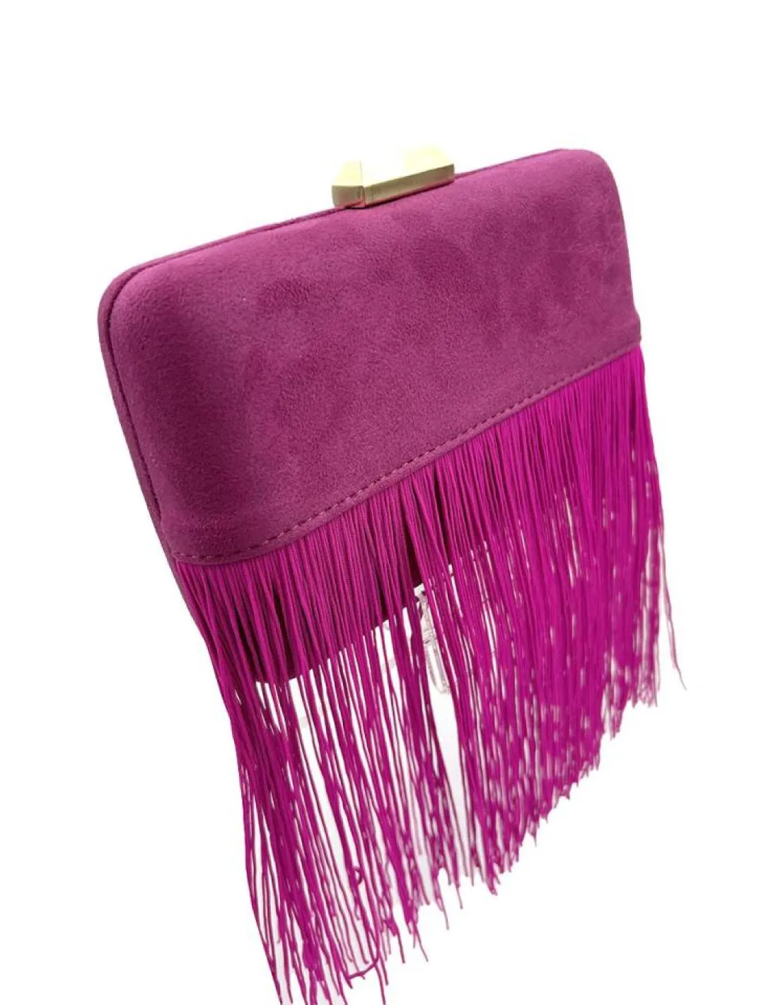BOLSOS BUGAMBILIAS CON FLECOS ESTILOSOS PARA INVITADAS DE BODAS