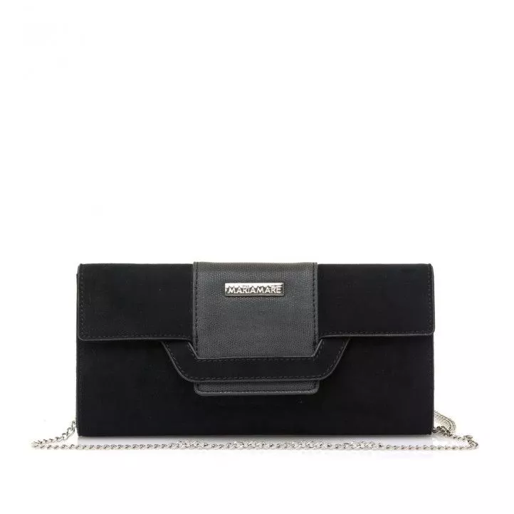 bolsos Maria Mare de mano rectangular en color negro