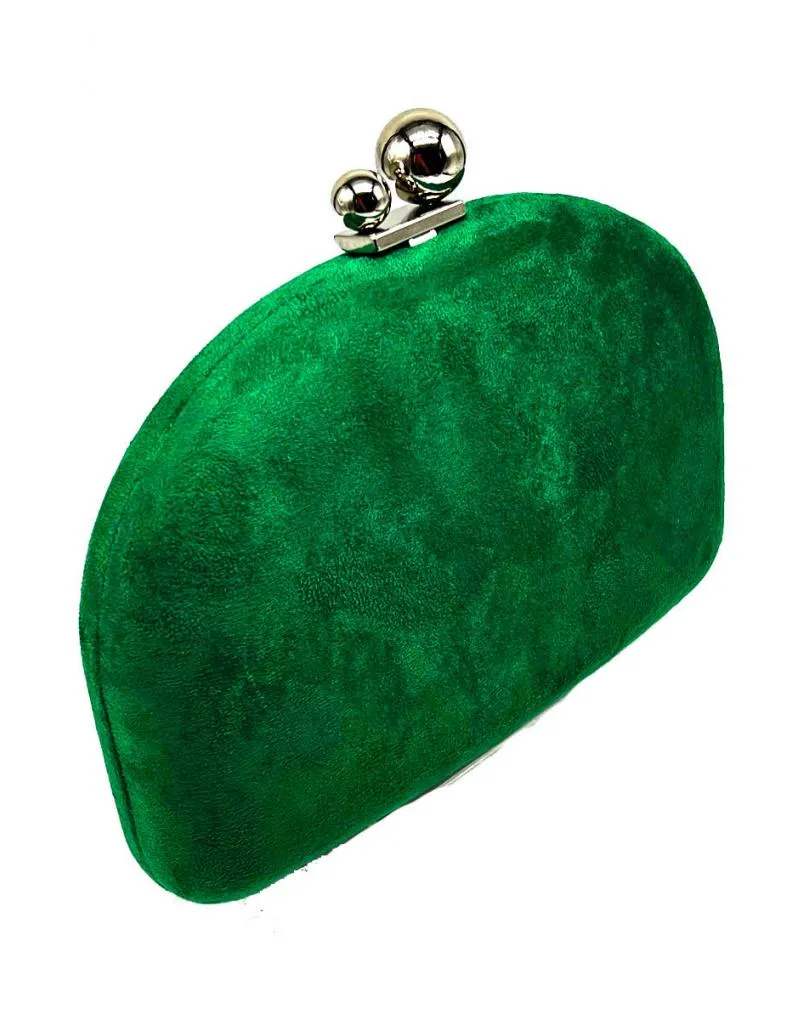 BOLSOS VERDES DE ANTELINA Y CIERRE DE DOBLE BOLA