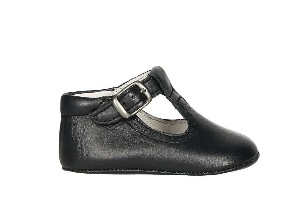 Bota Sandalia Azul Marino Lisa