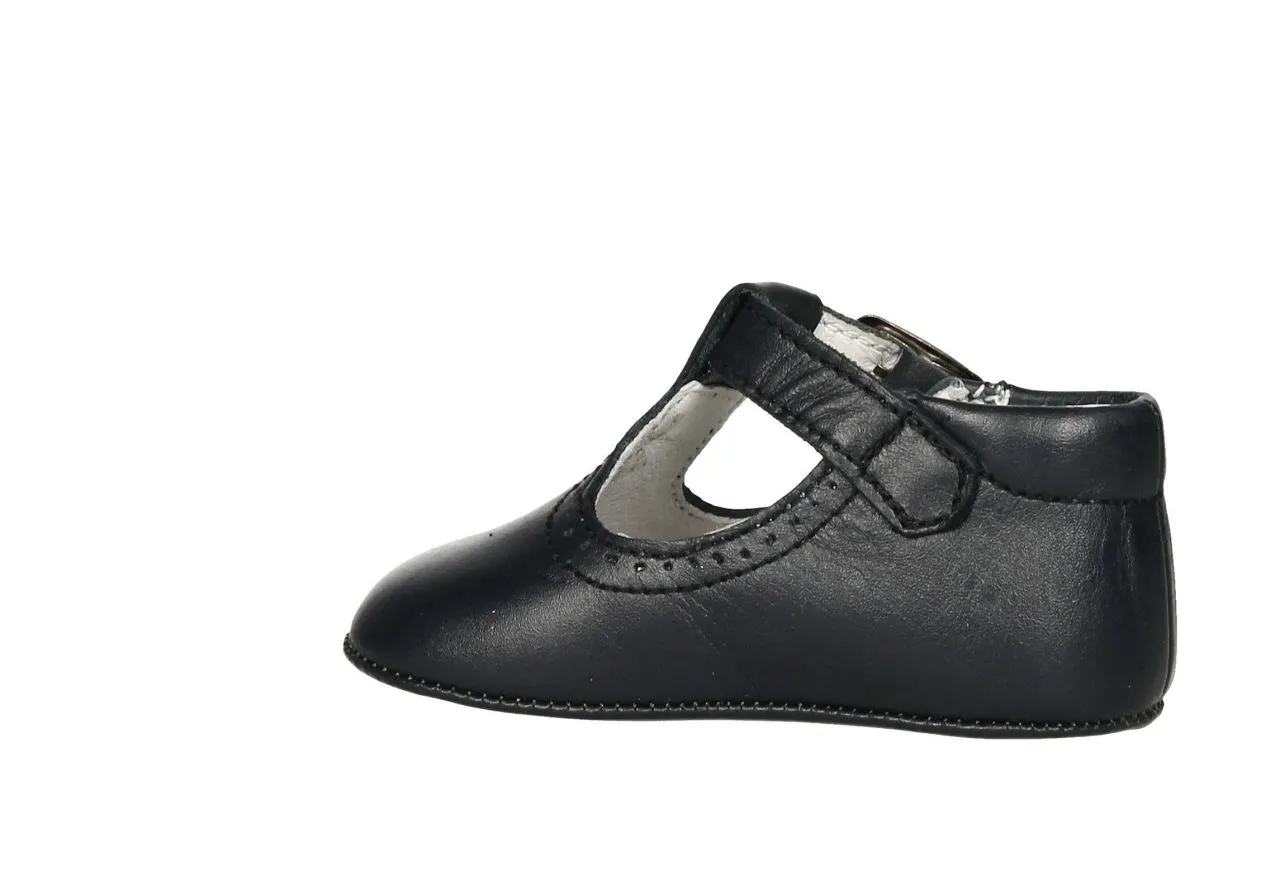 Bota Sandalia Azul Marino Lisa