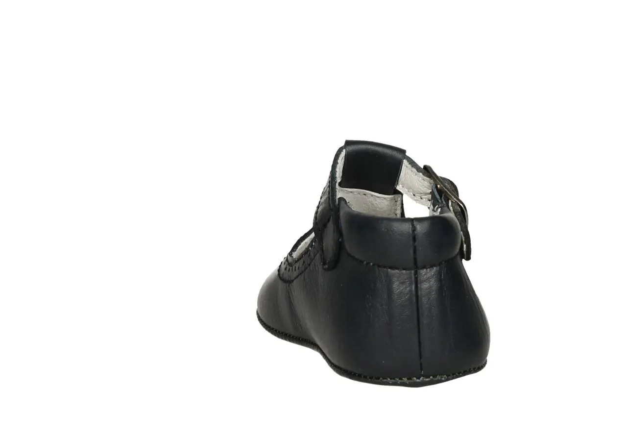 Bota Sandalia Azul Marino Lisa
