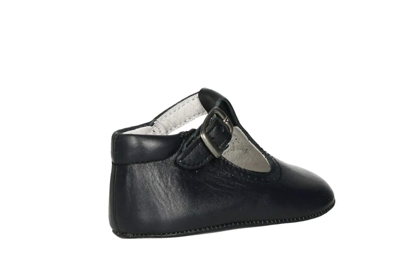 Bota Sandalia Azul Marino Lisa