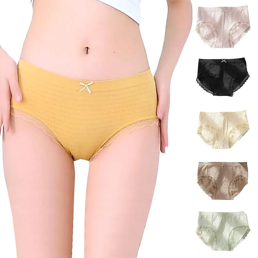 Bragas de algodón para mujer de alta elasticidad Lencería sin costuras Tangas transpirables suaves
