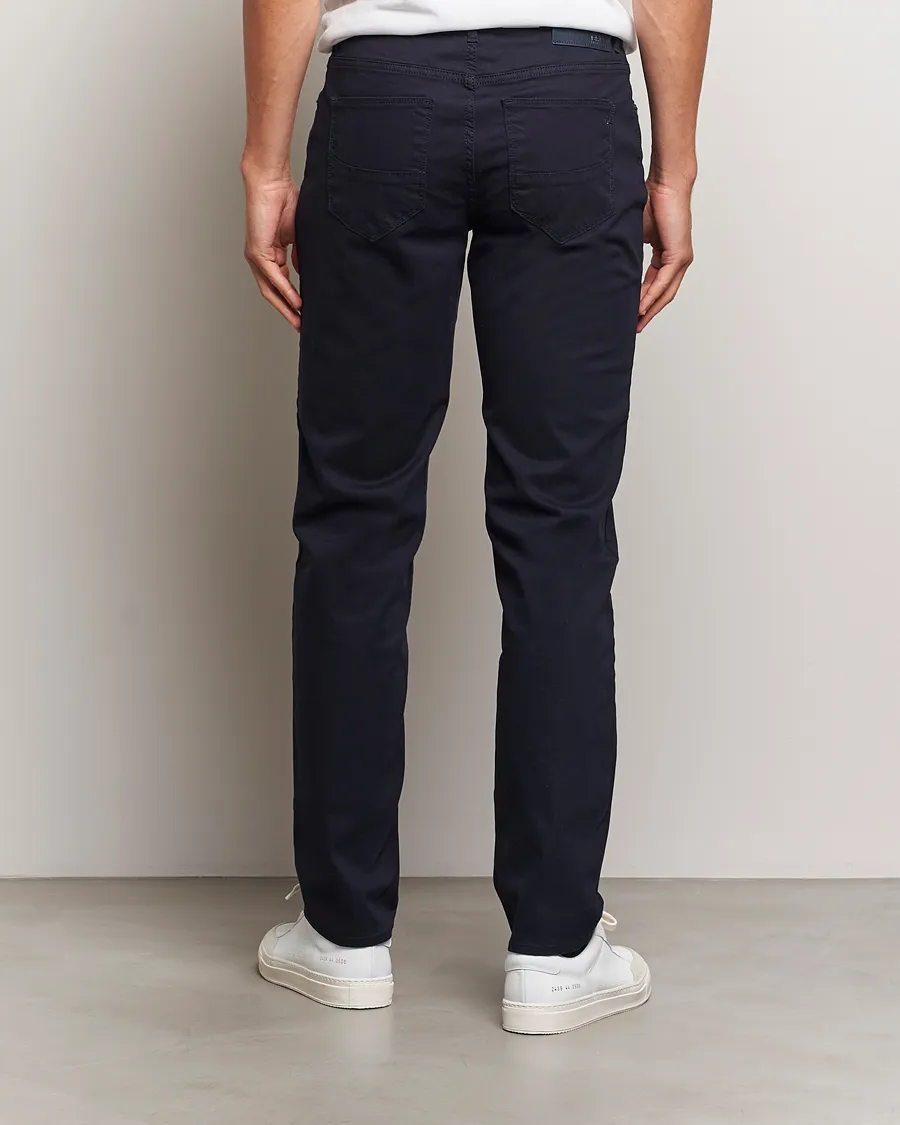 BRAX CADIZ COTTON SATIN 5POCKET PANTS PERMA BLUE