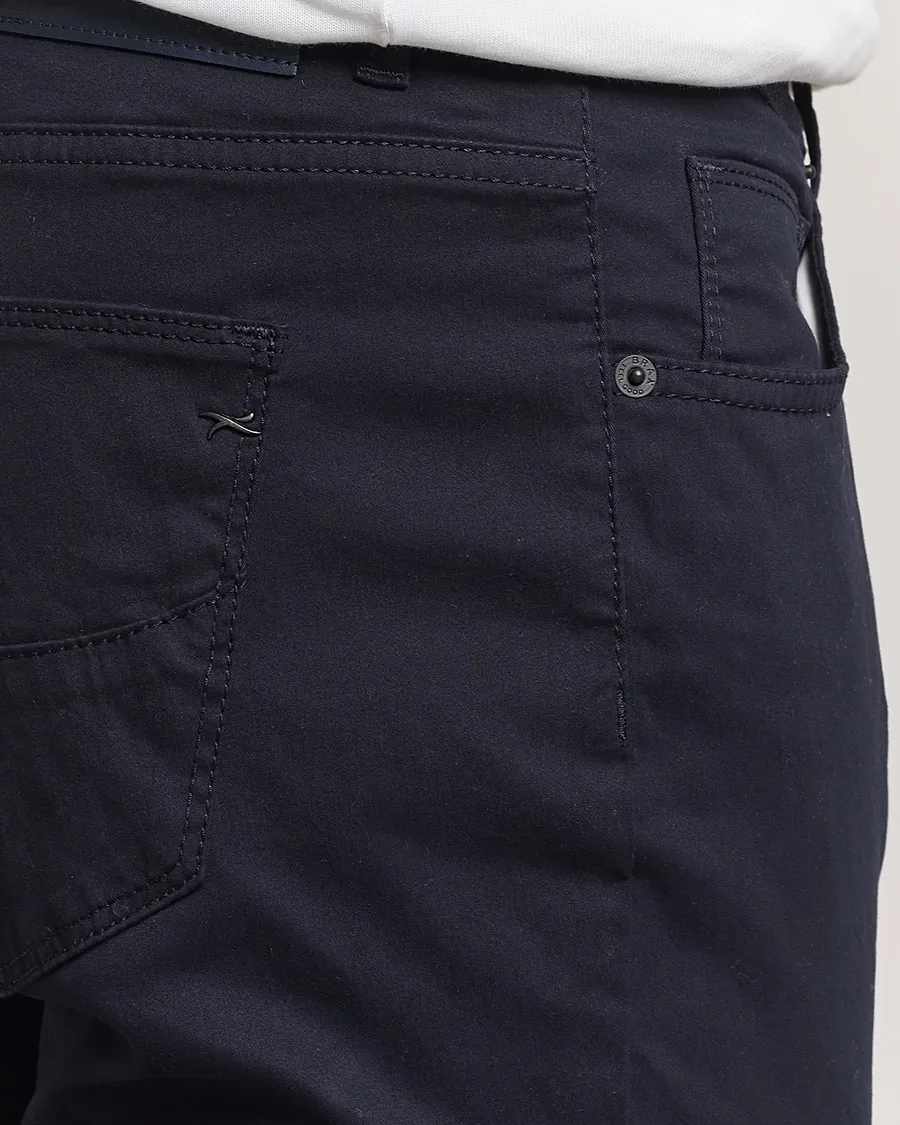 BRAX CADIZ COTTON SATIN 5POCKET PANTS PERMA BLUE