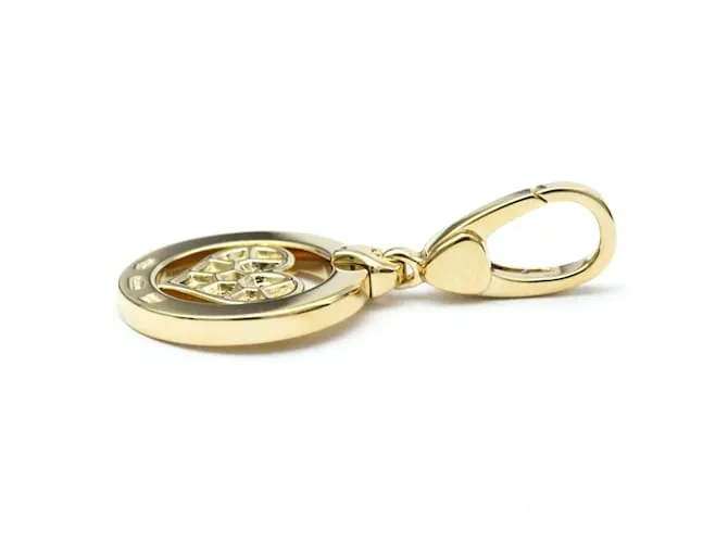 Bulgari Péndulo Tondo Heart Charm de Bvlgari Dorado 