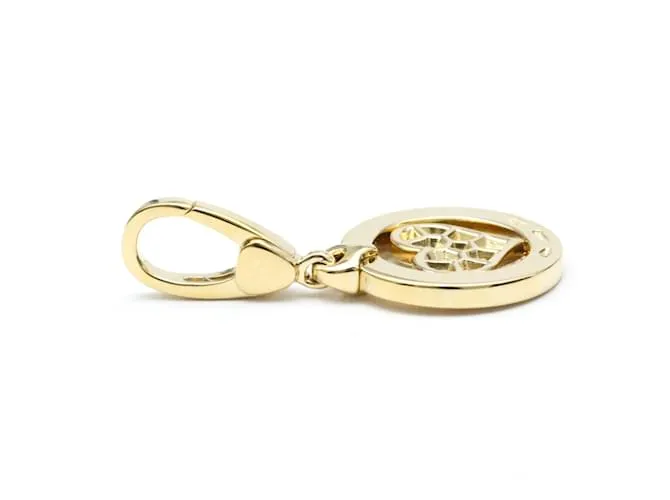 Bulgari Péndulo Tondo Heart Charm de Bvlgari Dorado 