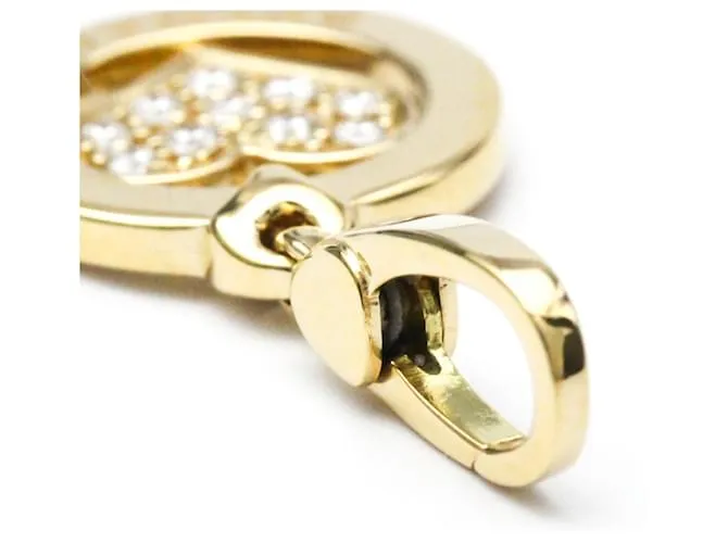 Bulgari Péndulo Tondo Heart Charm de Bvlgari Dorado 
