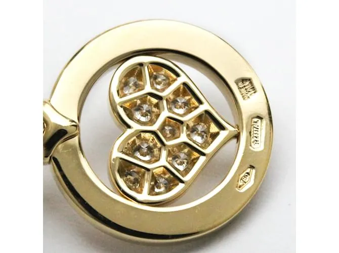 Bulgari Péndulo Tondo Heart Charm de Bvlgari Dorado 