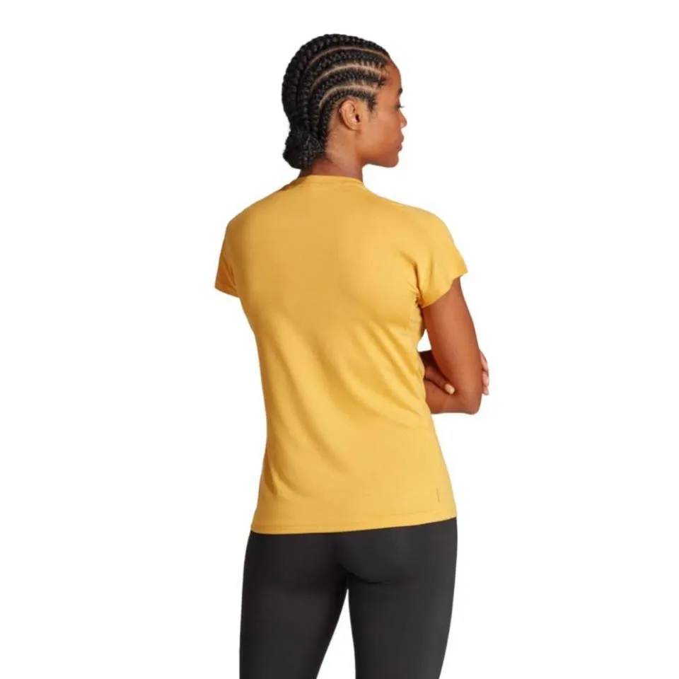 CAMISETA ADIDAS MANGA CORTA AMARILLO TECNICA