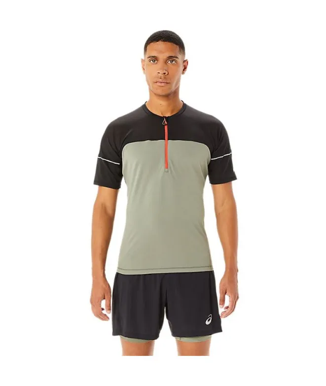Camiseta Asics FUJITRAIL TOP Hombre Green