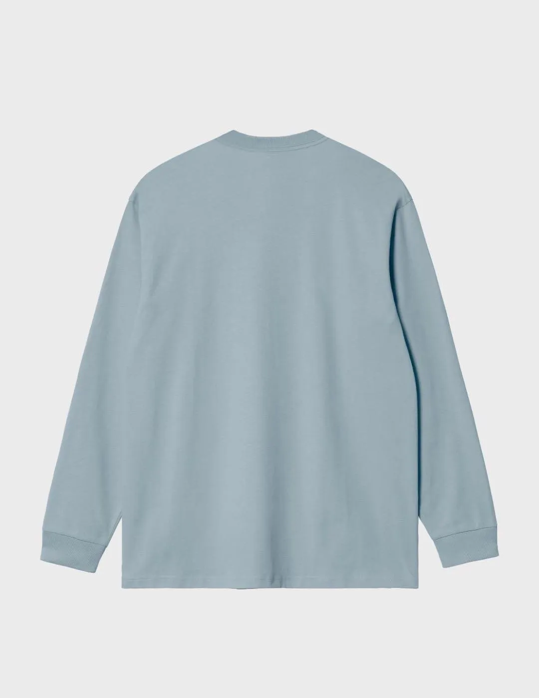 Camiseta Carhartt WIP L/S American Script Blue